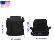 DURAFORCE Adjustable Seat w/Safety Belt & Armrest Universal Forklift Tractor Seat PVC