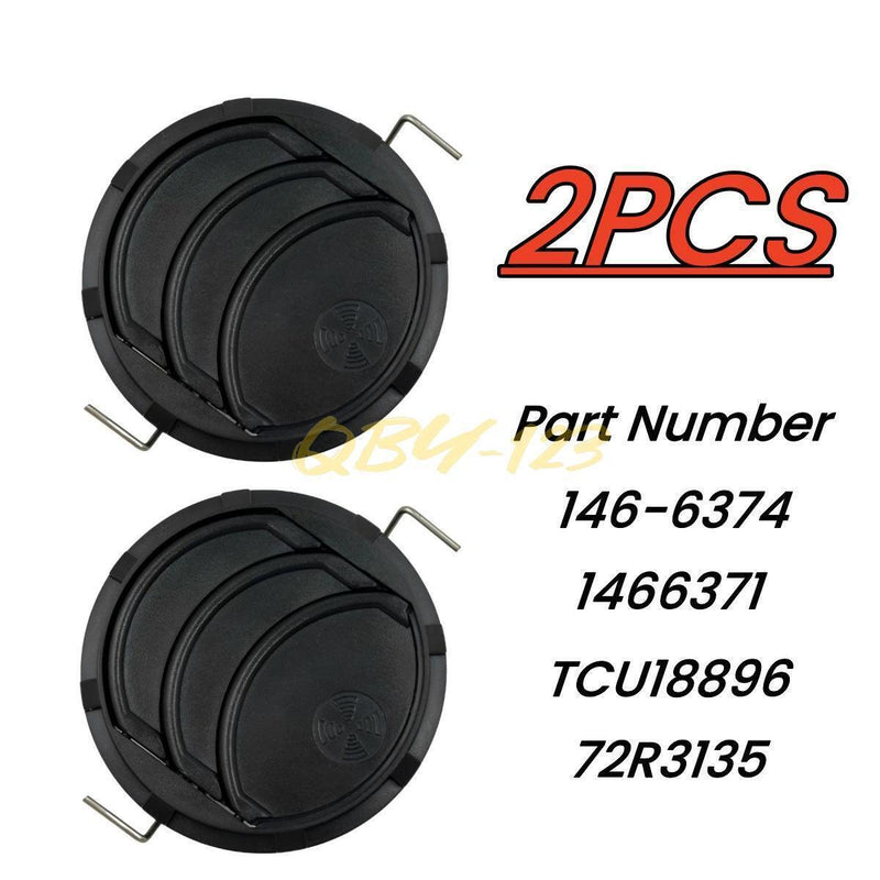 DURAFORCE 2pcs Round Air Vent Louver Grille Fit for Caterpillar CAT Skid Steer Loader