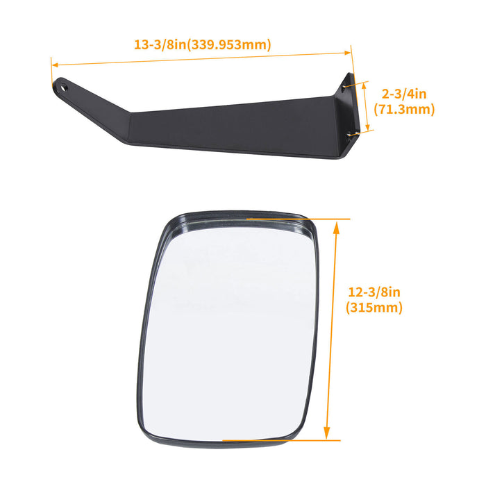 DURAFORCE Left & Right Value Mirrors For JOHN DEERE 5000 & 6000 Series #DM2455000