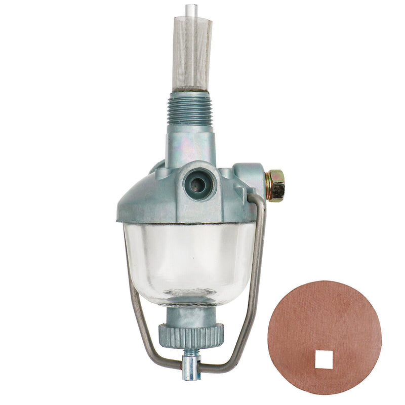 DURAFORCE Fuel Sediment Bowl Gas w/ Shut Off For Ford NAA Jubilee 2N 8N 9N 2N9155B NAA9155