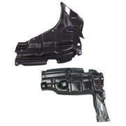 DURAFORCE Left & Right Side Engine Splash Shield For 2007-2012 Toyota Yaris Set of 2