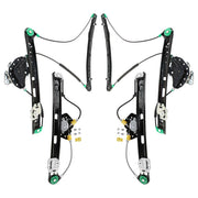 DURAFORCE Power Window Regulator Set For 2001-2005 BMW 325i Front and Rear For Sedan Wagon