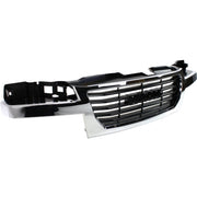 DURAFORCE Grille For 2004-2012 GMC Canyon Chrome Shell w/ Black Insert Plastic