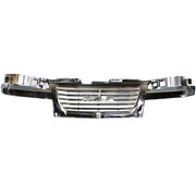 DURAFORCE Grille For 2004-2012 GMC Canyon Chrome Shell w/ Black Insert Plastic