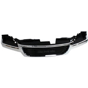 DURAFORCE Grille For 2004-2012 GMC Canyon Chrome Shell w/ Black Insert Plastic