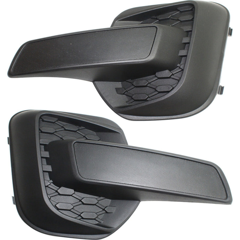 DURAFORCE Fog Light Cover Set For 2010-2015 Chevy Equinox Front Textured 25798750 25798751