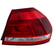 DURAFORCE Halogen Tail Light For 2012-2015 Volkswagen Passat Right Outer Clear/Red w/Bulbs