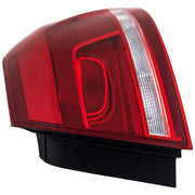 DURAFORCE Halogen Tail Light For 2012-2015 Volkswagen Passat Right Outer Clear/Red w/Bulbs