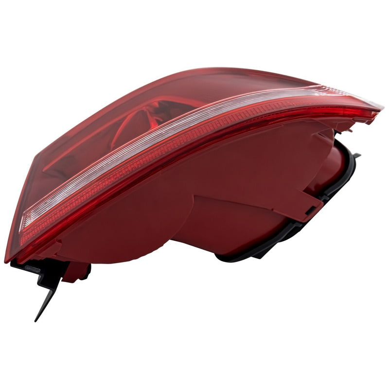DURAFORCE Halogen Tail Light For 2012-2015 Volkswagen Passat Right Outer Clear/Red w/Bulbs