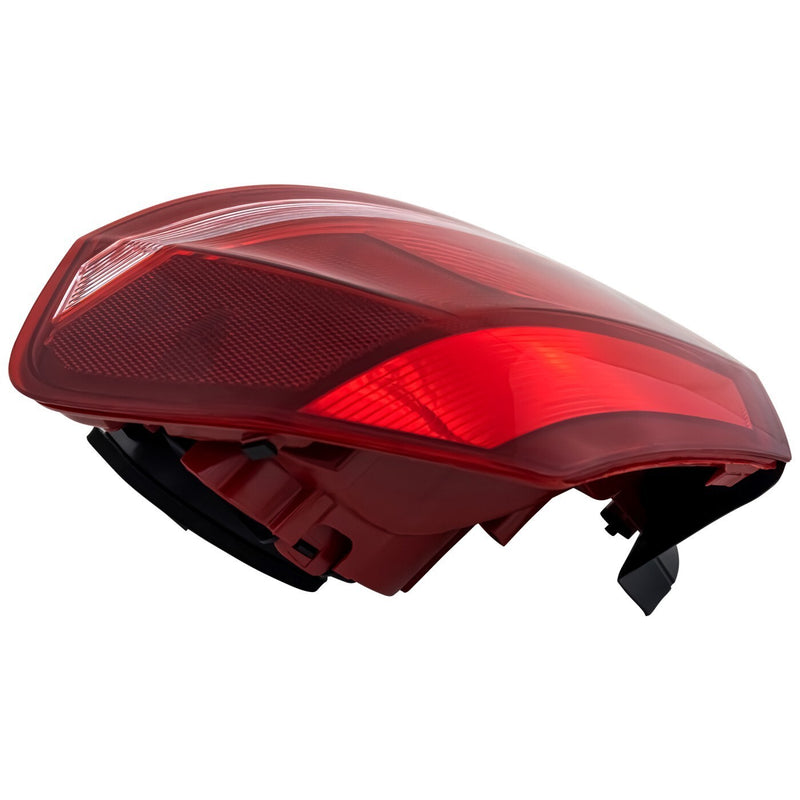 DURAFORCE Halogen Tail Light For 2012-2015 Volkswagen Passat Right Outer Clear/Red w/Bulbs