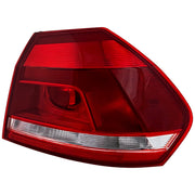 DURAFORCE Halogen Tail Light For 2012-2015 Volkswagen Passat Right Outer Clear/Red w/Bulbs