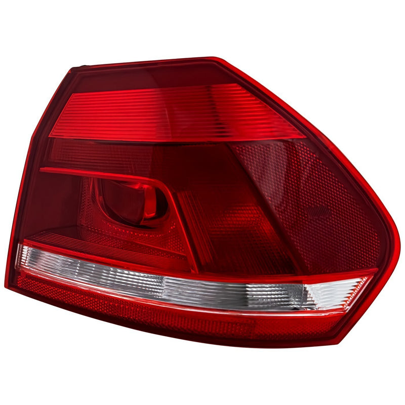 DURAFORCE Halogen Tail Light For 2012-2015 Volkswagen Passat Right Outer Clear/Red w/Bulbs