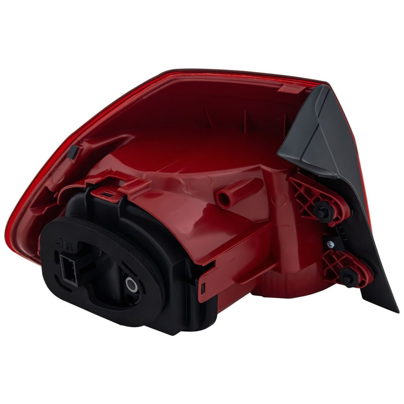 DURAFORCE Halogen Tail Light For 2012-2015 Volkswagen Passat Right Outer Clear/Red w/Bulbs