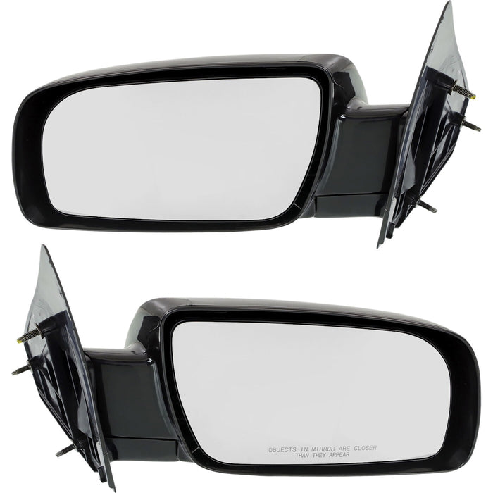 DURAFORCE 2Pc Mirror Set For 1988-2005 Chevrolet Astro GMC Safari Manual Fold Paintable