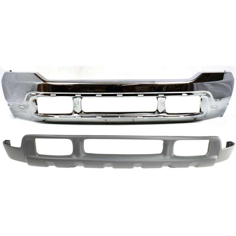 DURAFORCE Bumper Kit For 1999-04 Ford F-250 Super Duty F-Series Front Chrome with Valance