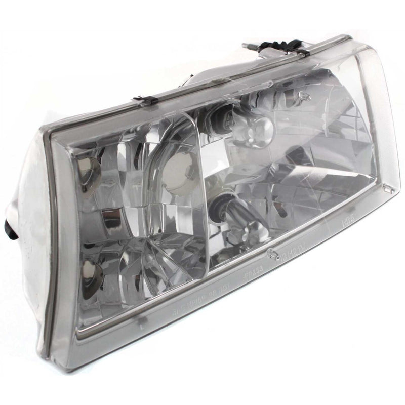 DURAFORCE Headlights Headlamps Left & Right Pair Set for 98-02 Mercury Grand Marquis