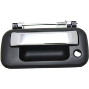 DURAFORCE Tailgate Handle For 2004-2013 Ford F-150 Chrome Lever Smooth Housing Exterior