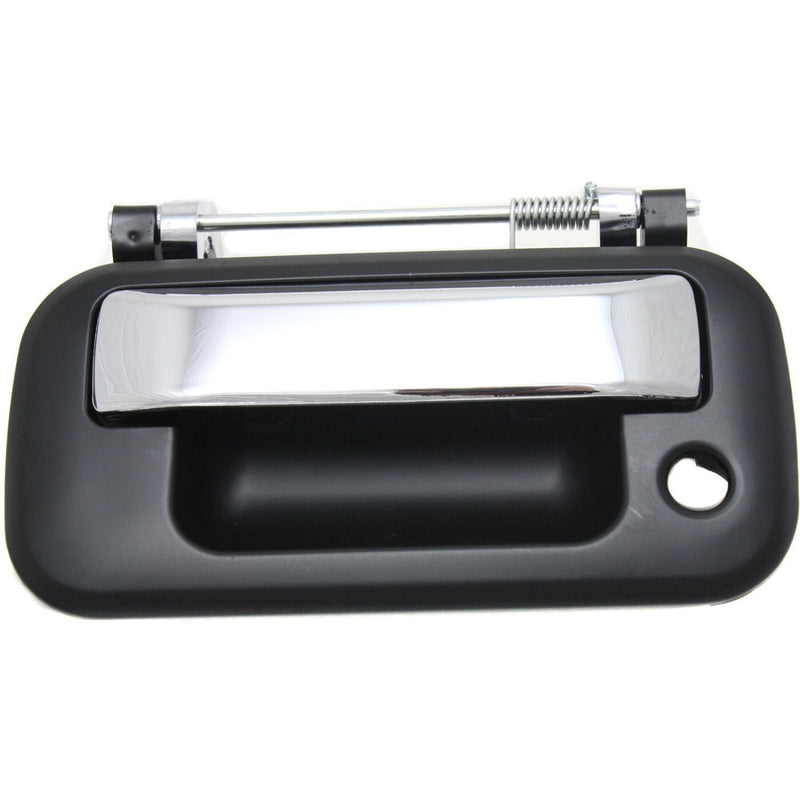 DURAFORCE Tailgate Handle For 2004-2013 Ford F-150 Chrome Lever Smooth Housing Exterior
