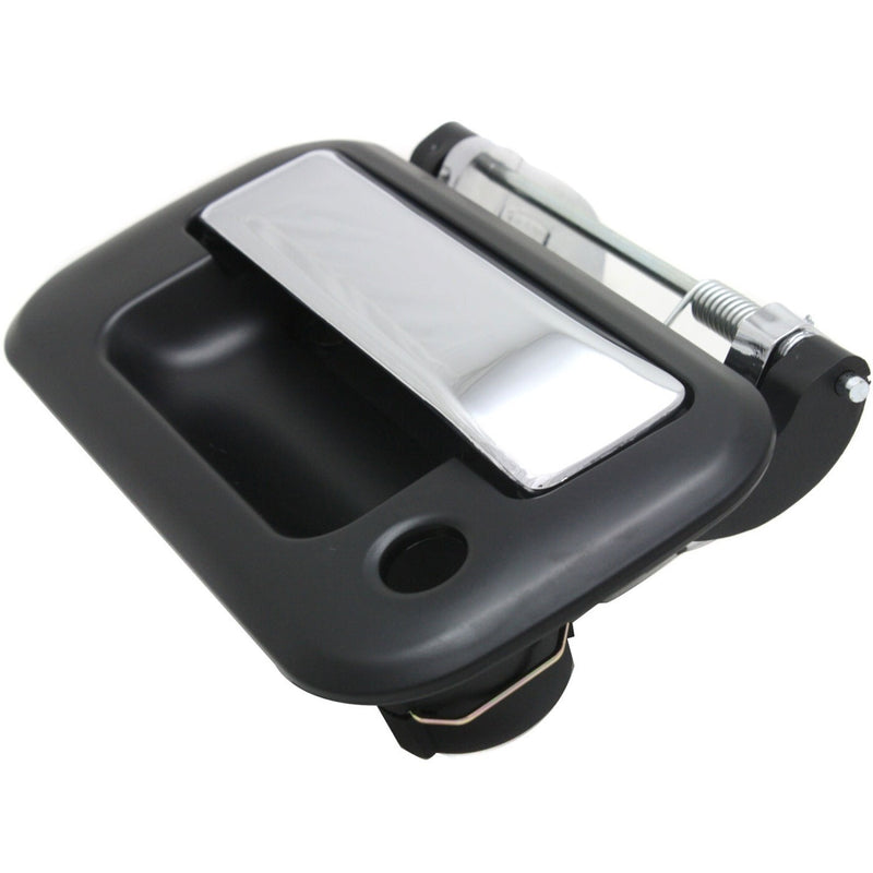 DURAFORCE Tailgate Handle For 2004-2013 Ford F-150 Chrome Lever Smooth Housing Exterior