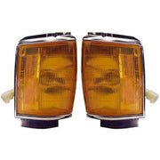 DURAFORCE Corner Light For 84-86 Toyota Pickup w/ chrome trim Set of 2 LH RH w/ Bulbs