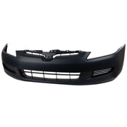 DURAFORCE Front Bumper Cover For 2003-2005 Honda Accord Coupe Primed With Emblem Provision