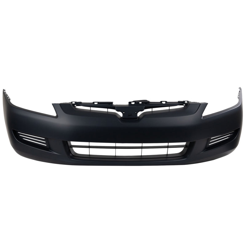 DURAFORCE Front Bumper Cover For 2003-2005 Honda Accord Coupe Primed With Emblem Provision