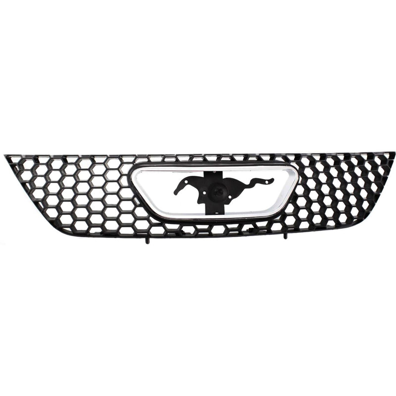 DURAFORCE Grille For 99-2004 Ford Mustang Textured Black Plastic