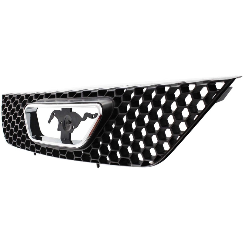 DURAFORCE Grille For 99-2004 Ford Mustang Textured Black Plastic