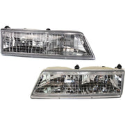 DURAFORCE Headlight Set For 95-97 Mercury Grand Marquis Sedan Left and Right With Bulb 2Pc