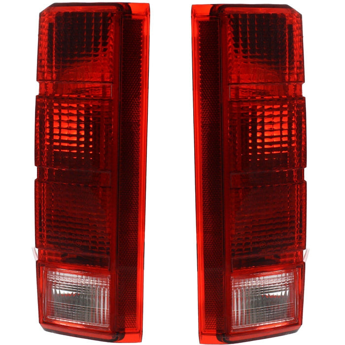DURAFORCE 2Pc Tail Light Set For 1980-1986 Ford F-150 F-250 F-350 Bronco 80-83 F-100