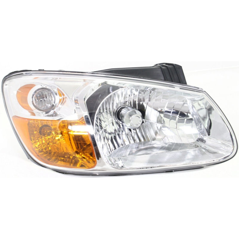 DURAFORCE Headlight Set For 2007-2009 Kia Spectra Left and Right With Bulb 2Pc