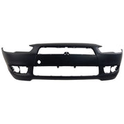 DURAFORCE Front Bumper Cover For 2008-2015 Mitsubishi Lancer Primed With Fog Light Holes