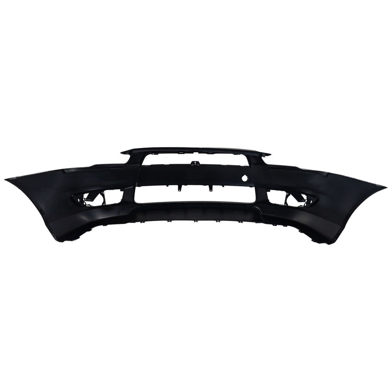 DURAFORCE Front Bumper Cover For 2008-2015 Mitsubishi Lancer Primed With Fog Light Holes