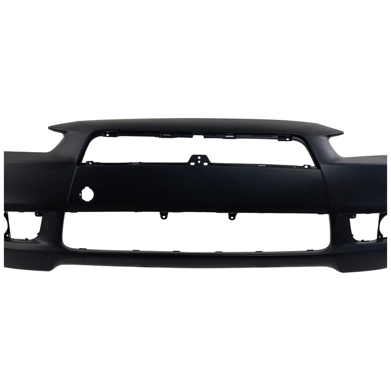 DURAFORCE Front Bumper Cover For 2008-2015 Mitsubishi Lancer Primed With Fog Light Holes