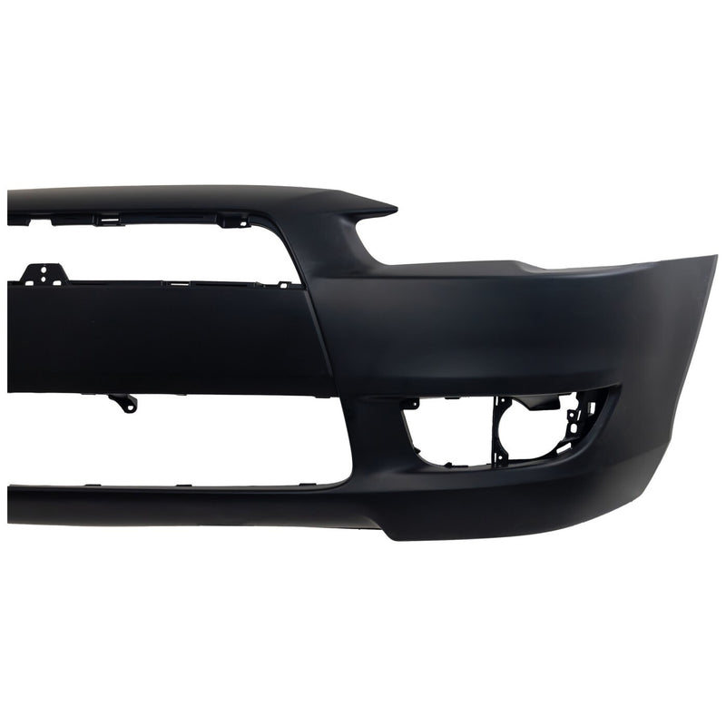 DURAFORCE Front Bumper Cover For 2008-2015 Mitsubishi Lancer Primed With Fog Light Holes