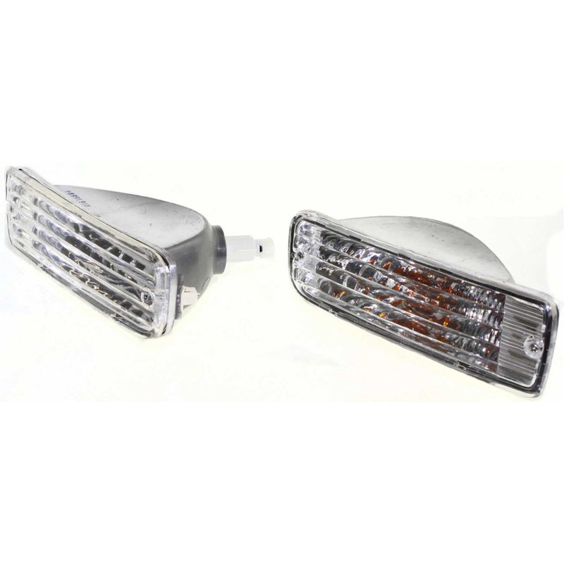 DURAFORCE Turn Signal Light Set For 96-98 Toyota 4Runner with Bulb Front Diamond Design