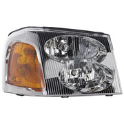 DURAFORCE Driver and Passenger Side Headlights For GMC Envoy 2002-2009 Halogen with Bulbs