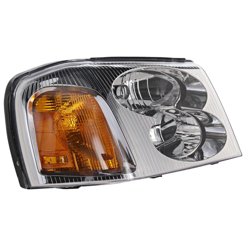 DURAFORCE Driver and Passenger Side Headlights For GMC Envoy 2002-2009 Halogen with Bulbs