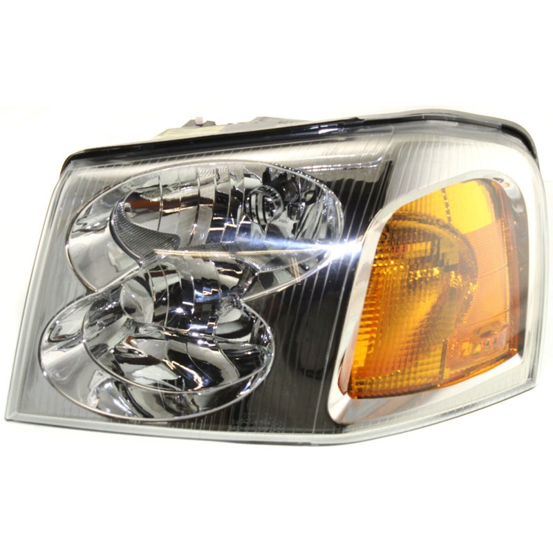 DURAFORCE Driver and Passenger Side Headlights For GMC Envoy 2002-2009 Halogen with Bulbs