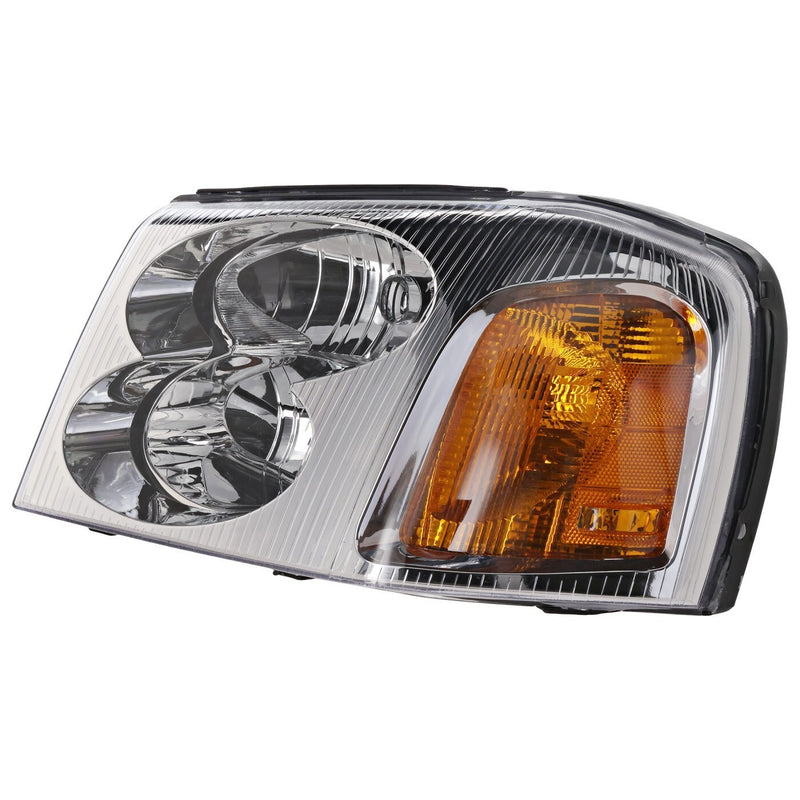 DURAFORCE Driver and Passenger Side Headlights For GMC Envoy 2002-2009 Halogen with Bulbs