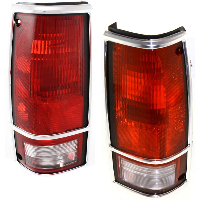 DURAFORCE Tail Light Set For 82-93 Chevrolet S10 GMC S15 Sonoma Left & Right 915708 915707