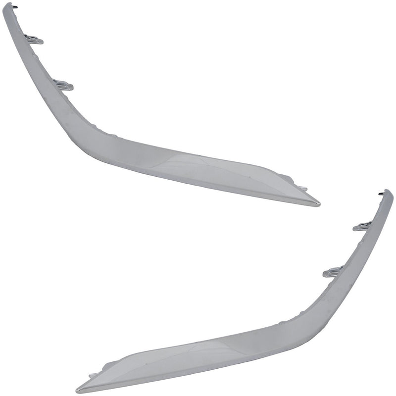 DURAFORCE Bumper Trim Set For 2019-2021 Nissan Murano Front Driver and Passenger Side