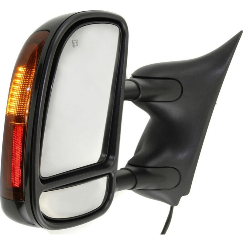 DURAFORCE Tow Mirror For 2002 2007 Ford F-350 Super Duty Left Side Power Heat Corner Glass