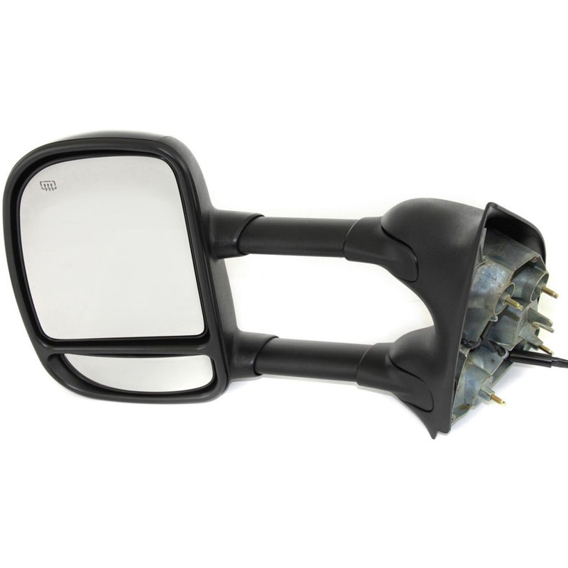 DURAFORCE Tow Mirror For 2002 2007 Ford F-350 Super Duty Left Side Power Heat Corner Glass