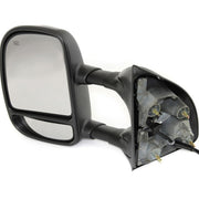 DURAFORCE Tow Mirror For 2002 2007 Ford F-350 Super Duty Left Side Power Heat Corner Glass