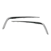 DURAFORCE Bumper Trim Molding Set For 2017-2020 Acura MDX Front Left and Right Side Chrome