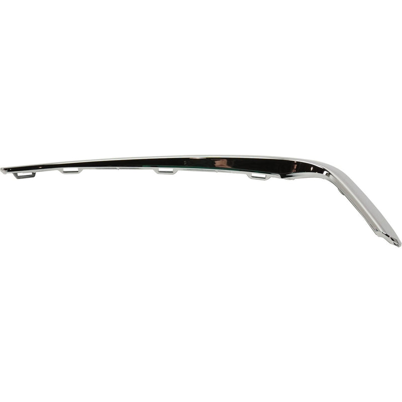 DURAFORCE Bumper Trim Molding Set For 2017-2020 Acura MDX Front Left and Right Side Chrome