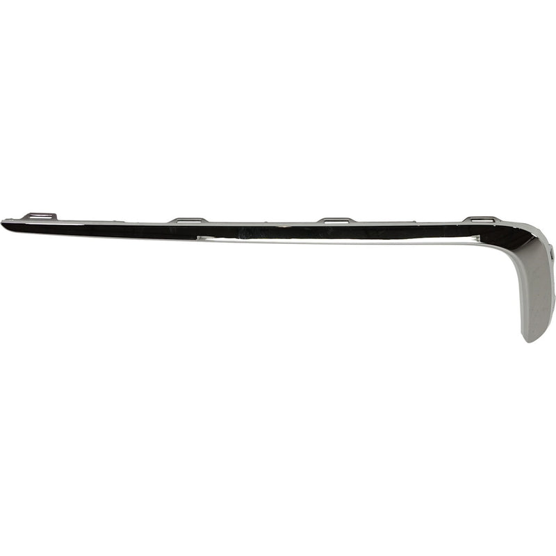 DURAFORCE Bumper Trim Molding Set For 2017-2020 Acura MDX Front Left and Right Side Chrome