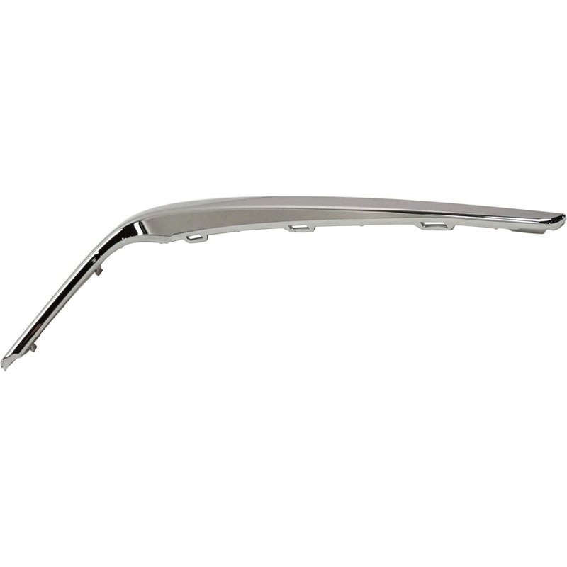 DURAFORCE Bumper Trim Molding Set For 2017-2020 Acura MDX Front Left and Right Side Chrome