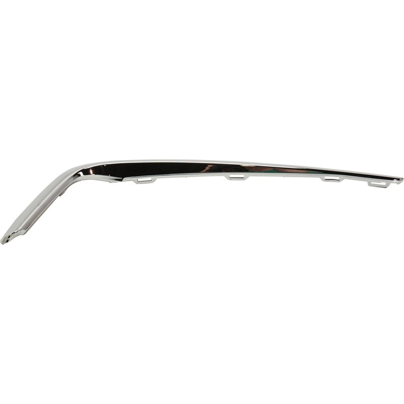 DURAFORCE Bumper Trim Molding Set For 2017-2020 Acura MDX Front Left and Right Side Chrome